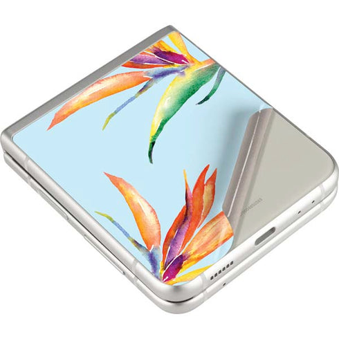 Birds of Paradise Summer Galaxy Z Flip3 5G Skin